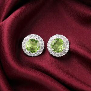 Sevara Green Sparkle Studs