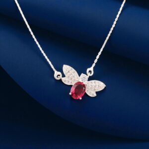 Sevara Scarlet Shine Butterfly Pendant