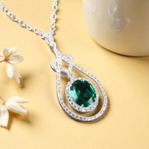 Sevara Emerald CrystalDrop Pendant