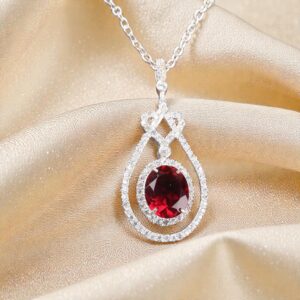 Sevara Scarlet CrystalDrop Pendant