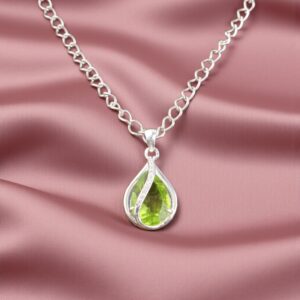 Sevara Twist Teardrop Pendant