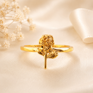 Sevara Rose Charm Ring For Women | Dailywear Jewellery Ring for Girls - Gift Ideas for Her