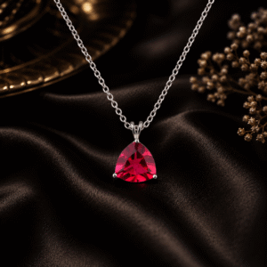 Sevara Ruby Pink Stone Charm Pendant For Women | Jewellery Gift Ideas For Her