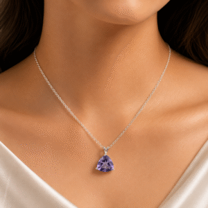 Sevara Siberian Purple Stone Pendant For Women | Jewellery Gift For Her