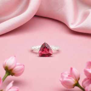 Sevara Ruby Red Stone Ring For Women - Everyday Jewellery for Women | Birthday Anniversary Gift Ideas For Her