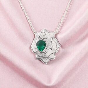 Sevara Emerald Fox Pendant