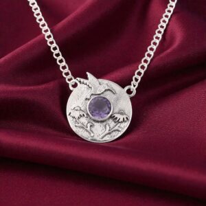 Sevara Purple Moon Pendant