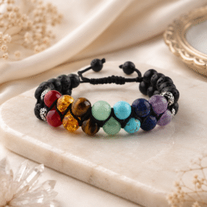 Sevara Adjustable 7 Chakra Bracelet for Men & Women | Everyday Wear Bracelet, Gifts for Him, Birthday Gifts